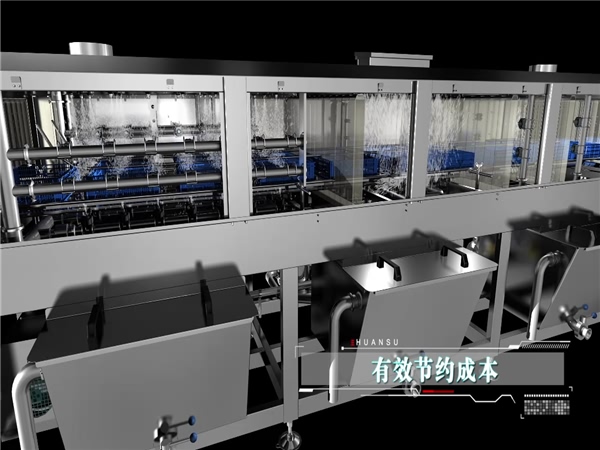 周轉箱清洗機，塑料盤(pán)筐清洗機，水果筐清洗機，價(jià)格采購