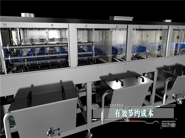 周轉箱清洗機，塑料盤(pán)筐清洗機，水果筐清洗機，價(jià)格采購