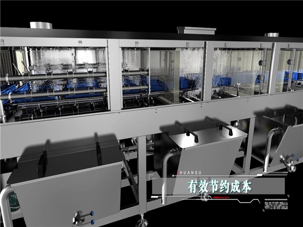 供應洗筐機，周轉箱清洗機，全自動(dòng)洗框設備，環(huán)速洗筐機價(jià)格