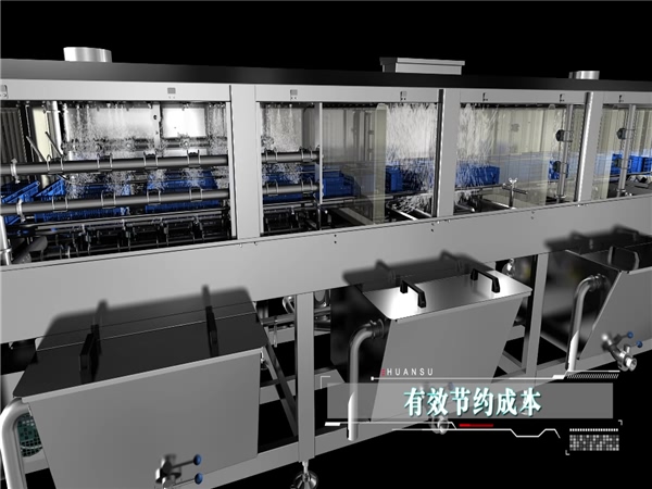 供應洗筐機，周轉箱清洗機，全自動(dòng)洗框設備，環(huán)速洗筐機價(jià)格