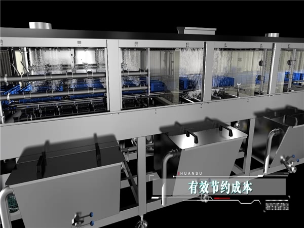 供應洗筐機，周轉箱清洗機，全自動(dòng)洗框設備，環(huán)速洗筐機價(jià)格