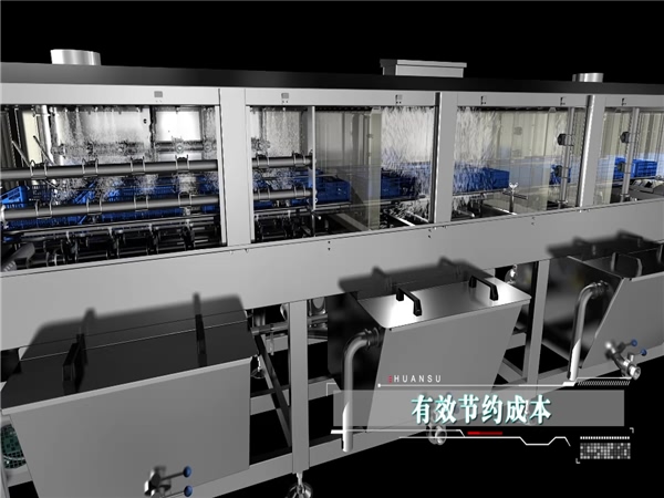 大型洗筐機，塑料筐清洗機，周轉箱清洗機